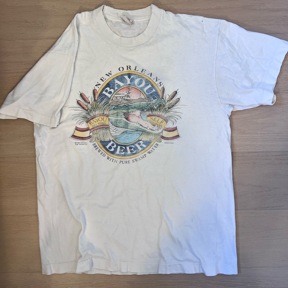 Vintage Silk Printed T-Shirt